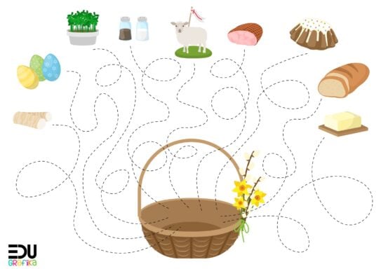 Easter feast - graphomotorics