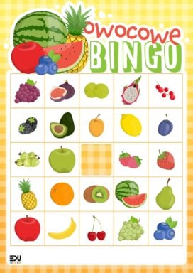 Owoce – bingo