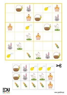 Easter - sudoku 6×6